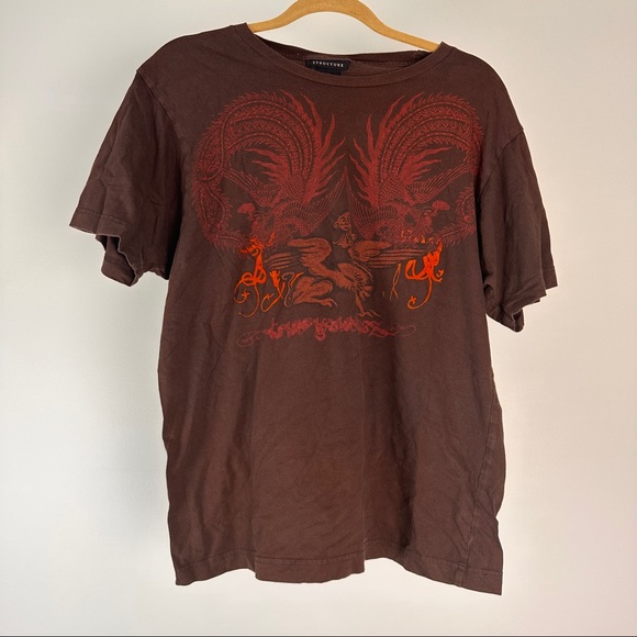 Maroon Graphic Tee - Picture 1 of 2